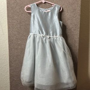 Gymboree girls silver dress